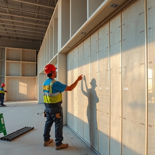 成都市轻质隔墙板施工工艺详解(图1) 成都市轻质隔墙板施工工艺详解(图1)