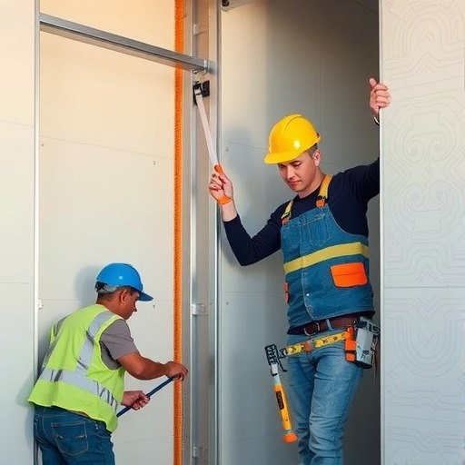 成都隔墙板安装工程之施工的工法(图1)