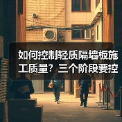 如何控制轻质隔墙板施工质量?三个阶段要控制(图1) 如何控制轻质隔墙板施工质量?三个阶段要控制(图1)
