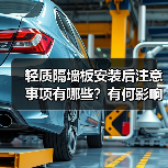 轻质隔墙板安装后注意事项有哪些？有何影响？（图2）