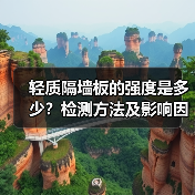 轻质隔墙板的强度是多少?检测方法及影响因素(图2) 轻质隔墙板的强度是多少?检测方法及影响因素(图2)