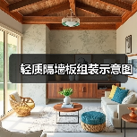 轻质隔墙板组装示意图（图2）
