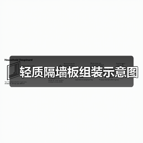 轻质隔墙板组装示意图（图1）