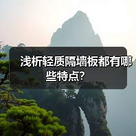 浅析轻质隔墙板都有哪些特点?(图1) 浅析轻质隔墙板都有哪些特点?(图1)