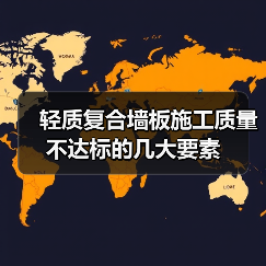 轻质复合墙板施工质量不达标的几大要素（图3）