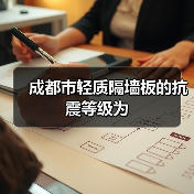 成都市轻质隔墙板的抗震等级为(图2) 成都市轻质隔墙板的抗震等级为(图2)