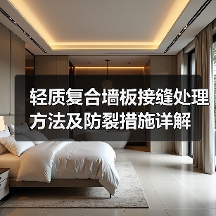 轻质复合墙板接缝处理方法及防裂措施详解(图3) 轻质复合墙板接缝处理方法及防裂措施详解(图3)