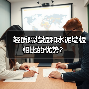 轻质隔墙板和水泥墙板相比的优势？（图4）