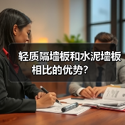 轻质隔墙板和水泥墙板相比的优势？（图1）
