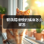 轻质隔墙板的插座怎么留置（图1）