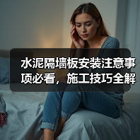 水泥隔墙板安装注意事项必看，施工技巧全解析（图1）