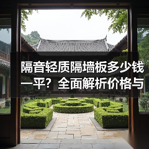 隔音轻质隔墙板多少钱一平?全面解析价格与选购要点(图3) 隔音轻质隔墙板多少钱一平?全面解析价格与选购要点(图3)