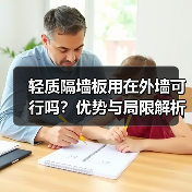 轻质隔墙板用在外墙可行吗?优势与局限解析(图2) 轻质隔墙板用在外墙可行吗?优势与局限解析(图2)