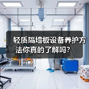 轻质隔墙板设备养护方法你真的了解吗？（图1）