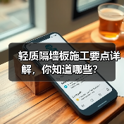 轻质隔墙板施工要点详解,你知道哪些?(图1) 轻质隔墙板施工要点详解,你知道哪些?(图1)