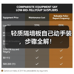 轻质隔墙板自己动手装，步骤全解！（图1）