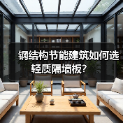钢结构节能建筑如何选轻质隔墙板？（图1）