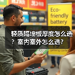 轻质隔墙板厚度怎么选？室内室外怎么选？（图1）