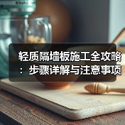 轻质隔墙板施工全攻略:步骤详解与注意事项(图1) 轻质隔墙板施工全攻略:步骤详解与注意事项(图1)