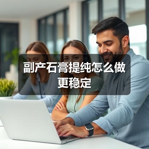 副产石膏提纯怎么做更稳定(图2) 副产石膏提纯怎么做更稳定