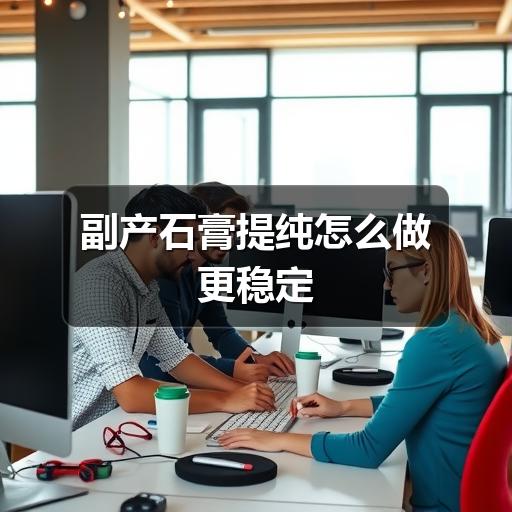 副产石膏提纯怎么做更稳定(图1) 副产石膏提纯怎么做更稳定