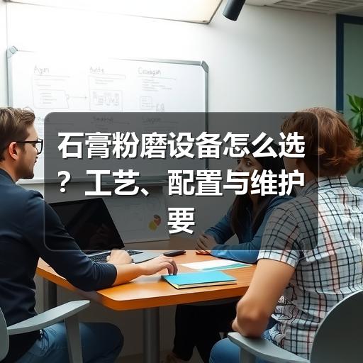 石膏粉磨设备怎么选?工艺、配置与维护要点(图2) 石膏粉磨设备怎么选?工艺、配置与维护要点