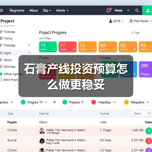 石膏产线投资预算怎么做更稳妥(图1) 石膏产线投资预算怎么做更稳妥