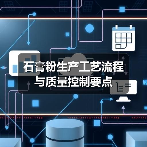 石膏粉生产工艺流程与质量控制要点(图2) 石膏粉生产工艺流程与质量控制要点