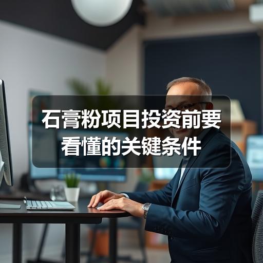 石膏粉项目投资前要看懂的关键条件(图1) 石膏粉项目投资前要看懂的关键条件