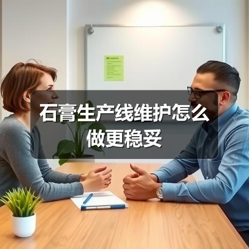 石膏生产线维护怎么做更稳妥(图1) 石膏生产线维护怎么做更稳妥